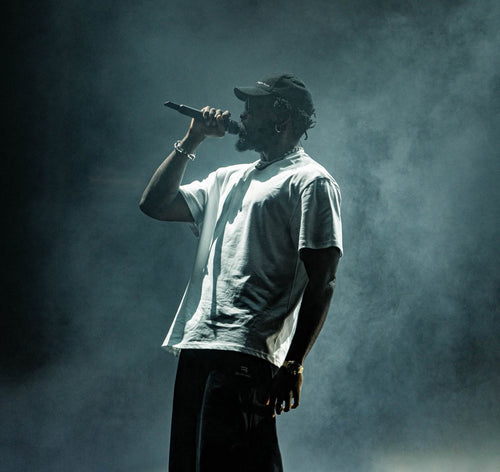 Photographie de Damso sur scène